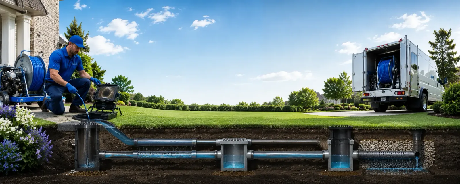Outdoor drain cleaning information for Hyndman, PA